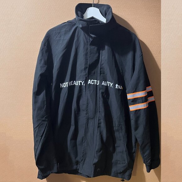 TRUTV (The TV Station) black windbreaker promo windbreaker NWOT - Picture 2 of 14